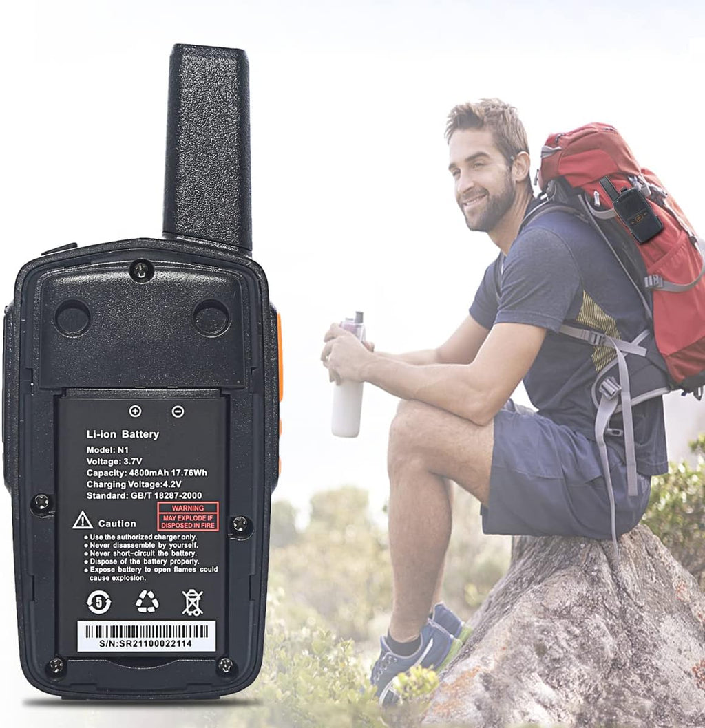 Wireless Intercom System 1.5 Mile Two Way Radio 2 Pack H9125