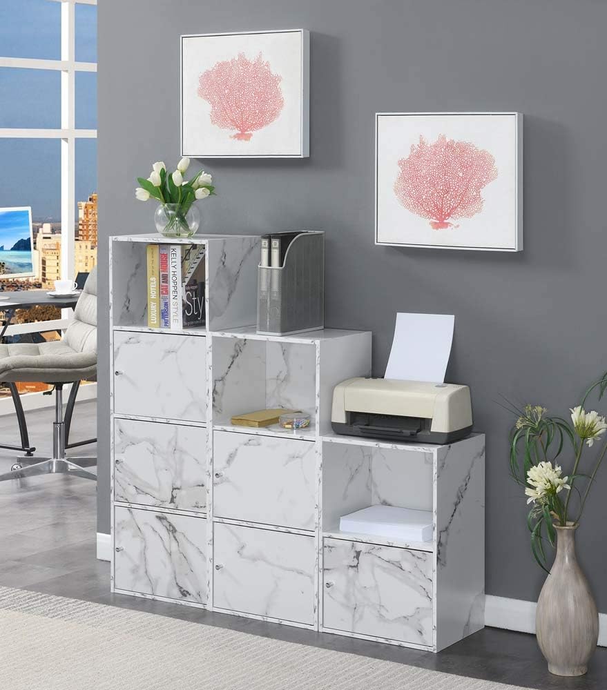 White 3 Door Storage Cabinet P38776