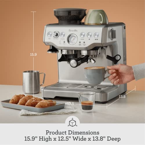 Brushed Stainless Steel Espresso Machine Q9936