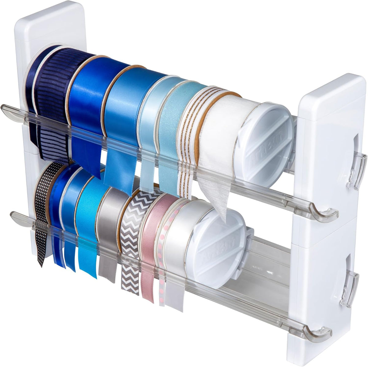 White Ribbon Storage Rack Z240