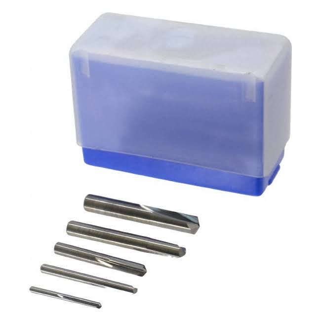 1/8 to 3/8 inch 35 Degree Point Carbide Drill Bit Set 5 Pcs Z1126