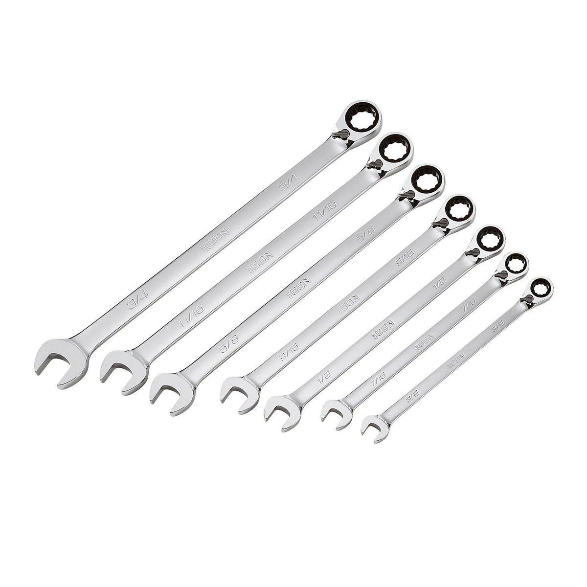 7 pc. Ratcheting Combination Wrench Set K599195
