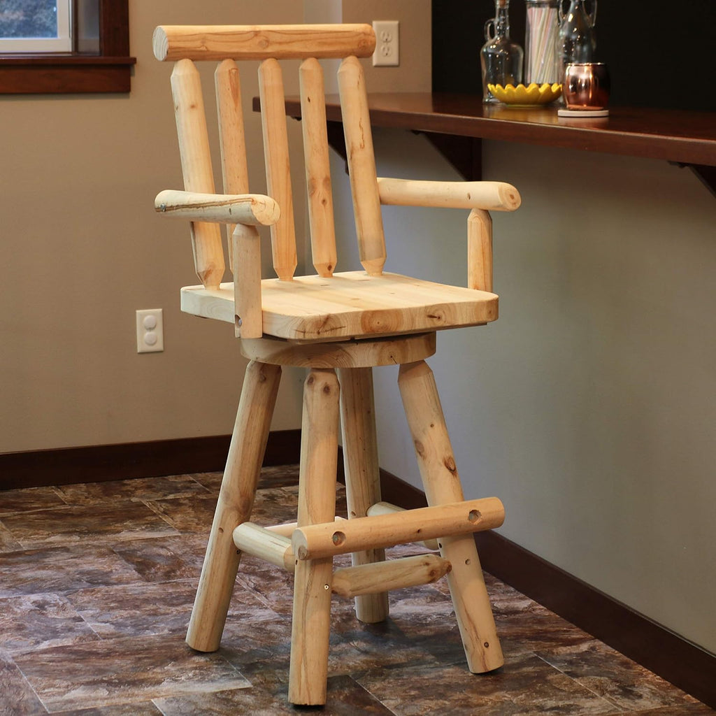 Unfinished Wood Bar Stool A945807
