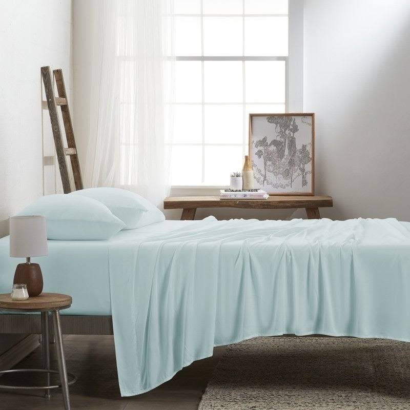 Rayon from Bamboo 4-Piece Bed Sheet Set Full Navy K788468