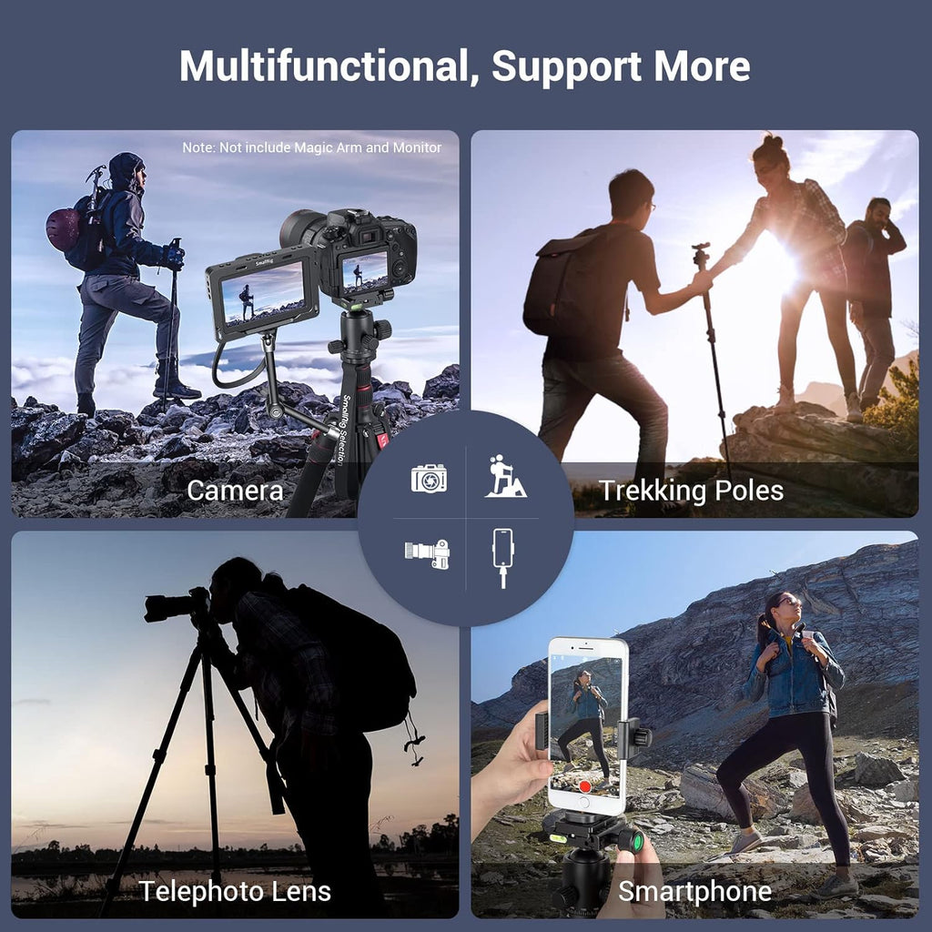 Foldable Aluminum Camera Tripod and Monopod H15414