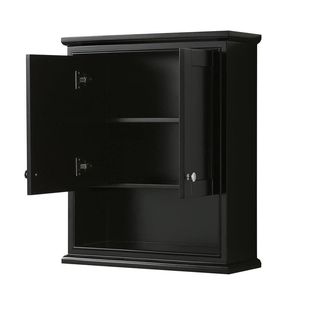 Dark Espresso Wall-Mounted Storage Cabinet O578395