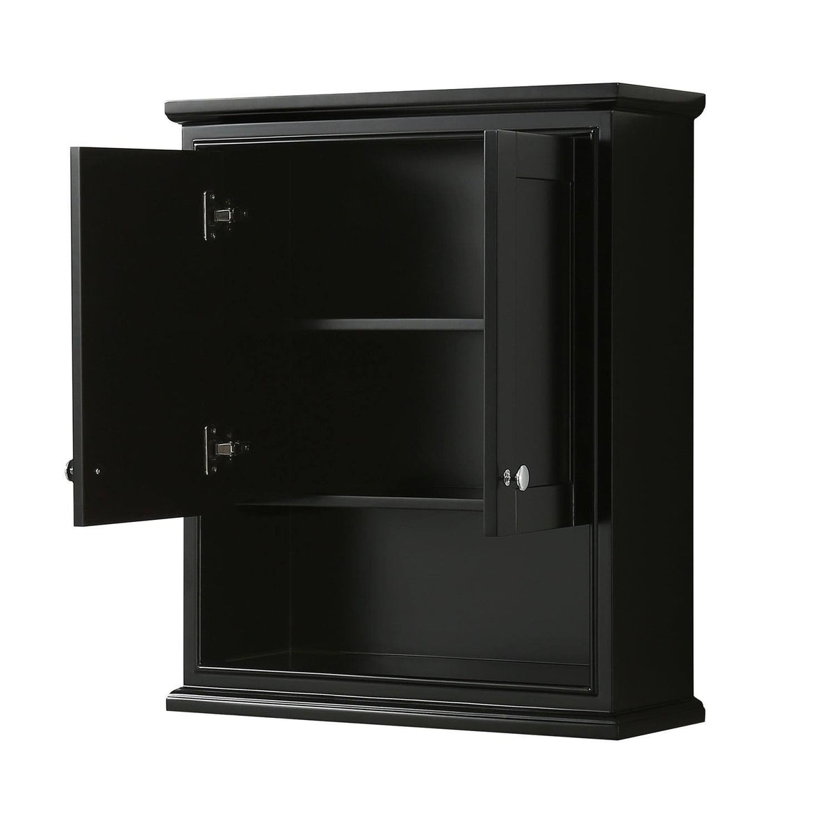 Dark Espresso Wall-Mounted Storage Cabinet O578395