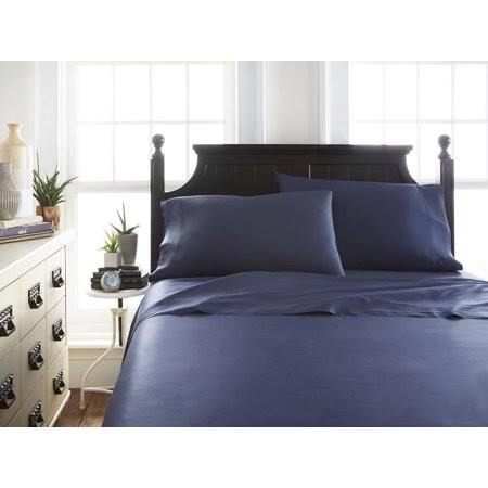 Rayon from Bamboo 4-Piece Bed Sheet Set Full Navy K788468