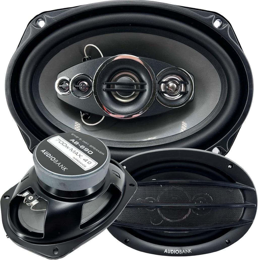 6x9 5-Way Car Audio Coaxial Speakers Pack of 2 G203