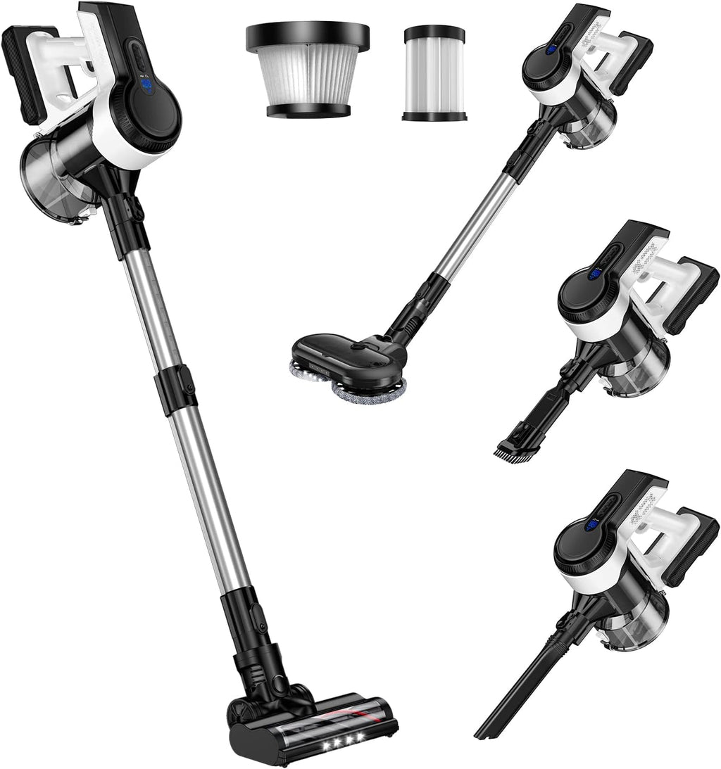 Cordless Vacuum Cleaner 26Kpa Lightweight Handheld Stick Vacuum with Electric Mop I440247