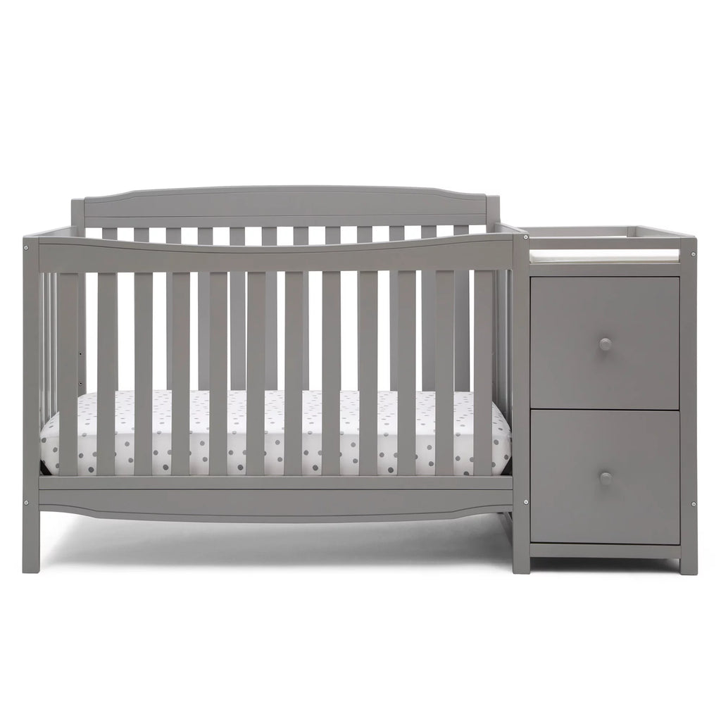 Gray Convertible Crib and Changer R990558