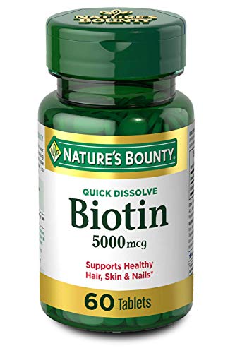 Biotin Vitamin Supplement, 5000 mcg, 60 Quick Dissolve M587