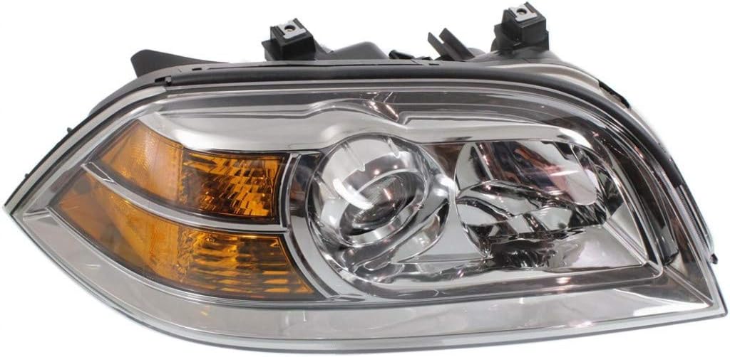 2004 2005 2006 Acura MDX Headlight Assembly Driver Side Black Housing L841