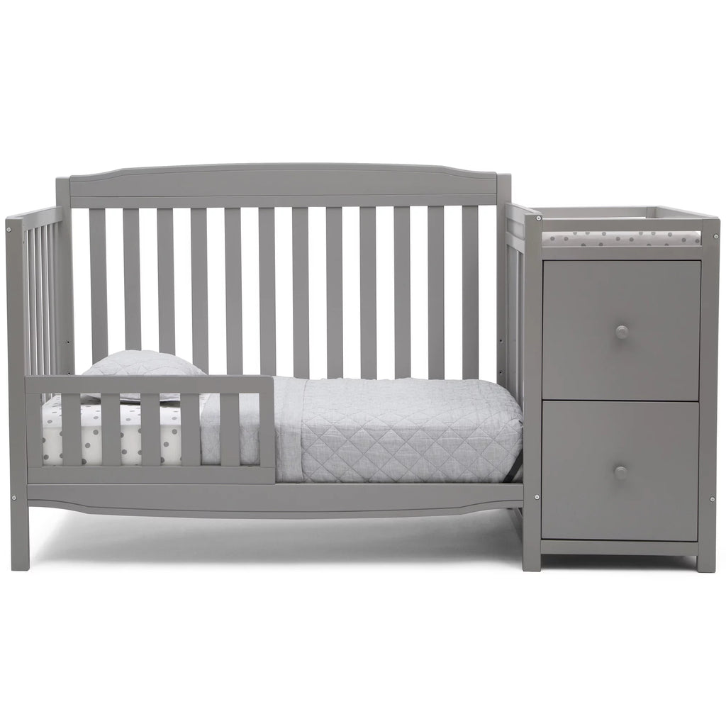 Gray Convertible Crib and Changer R990558
