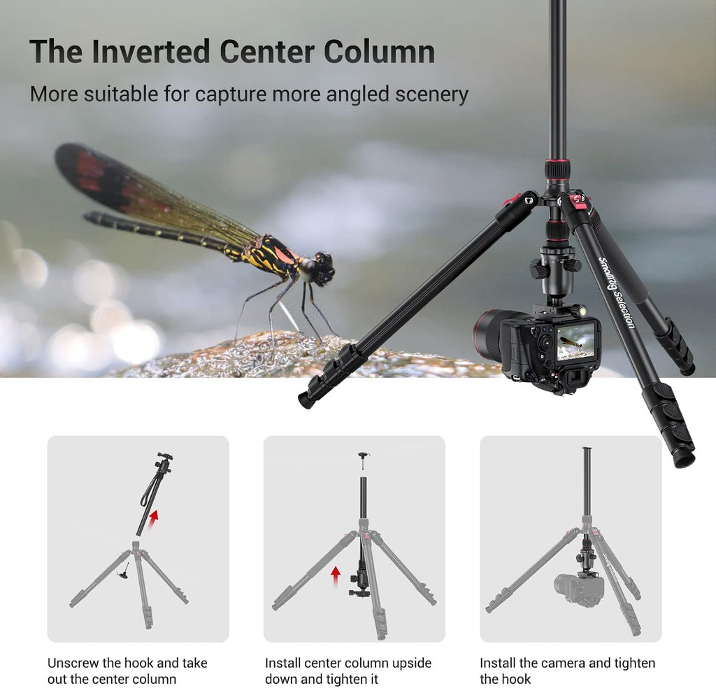 Foldable Aluminum Camera Tripod and Monopod H15414