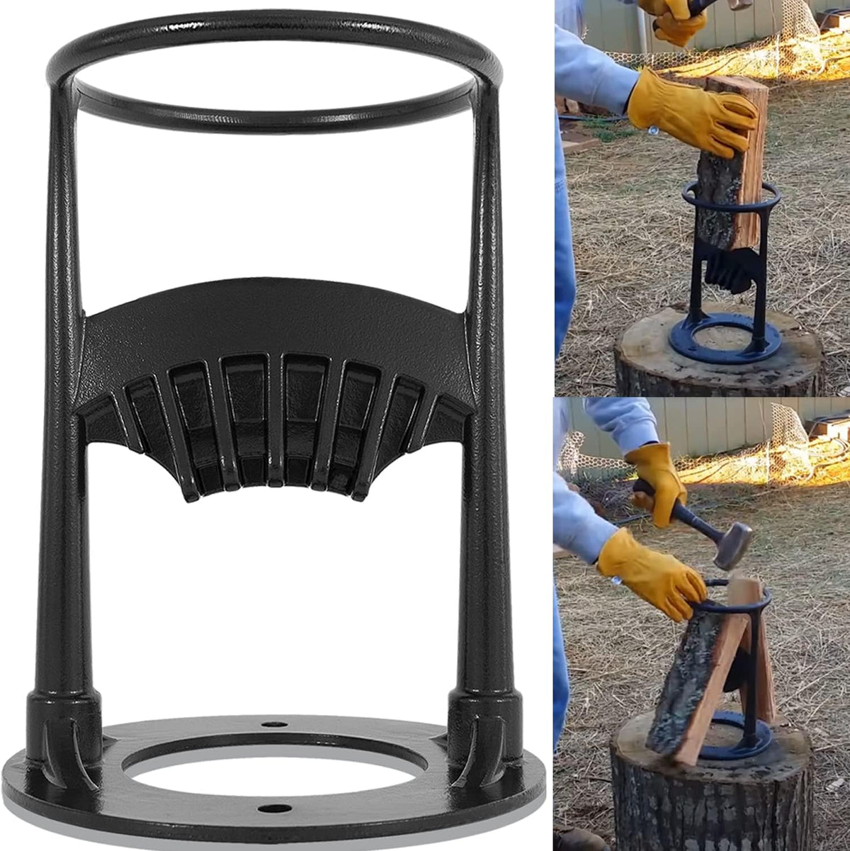 12lb Cast Iron Manual Log Splitter Q375158