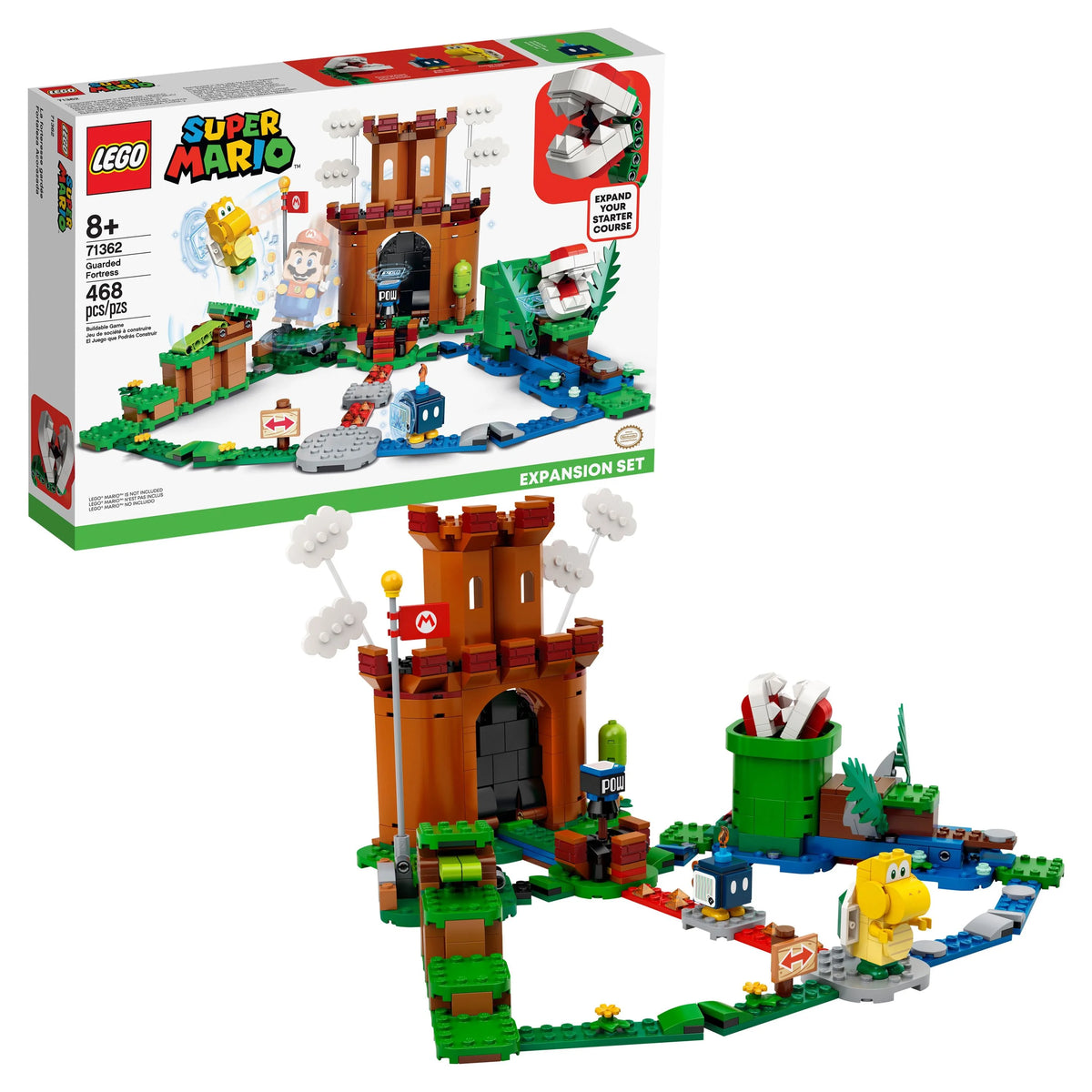 LEGO Super Mario Guarded Fortress Expansion Set 71362 (468 Pieces) Q471