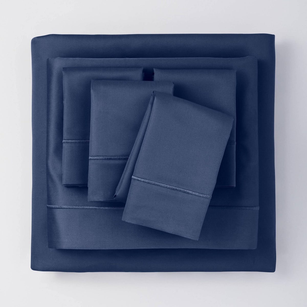 California King 6pc 1000 Thread Count Solid Sheet Set I503