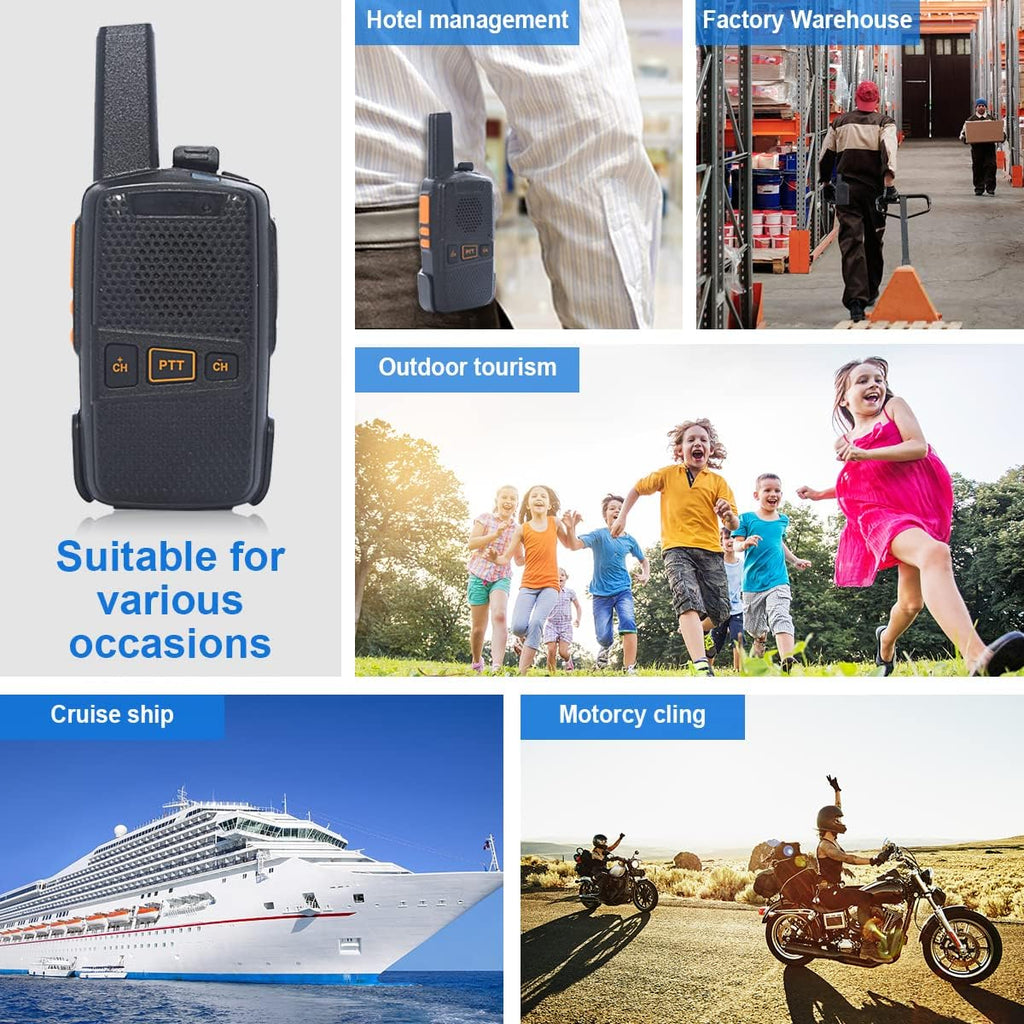 Wireless Intercom System 1.5 Mile Two Way Radio 2 Pack H9125