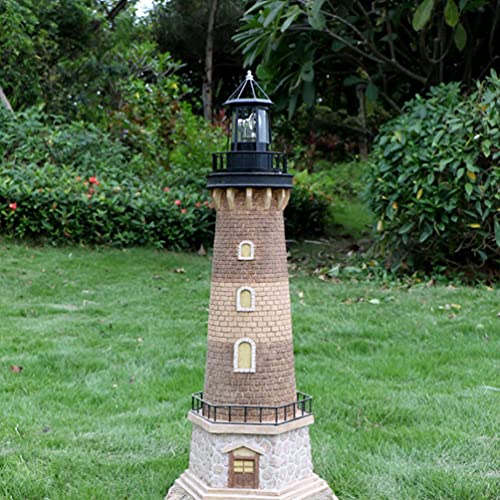 LED Solar Revolving Lighthouse Lamp V6372