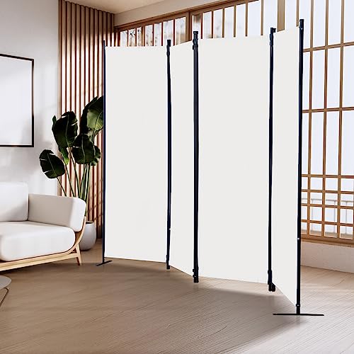 Black 6 Panel Folding Room Divider K3684