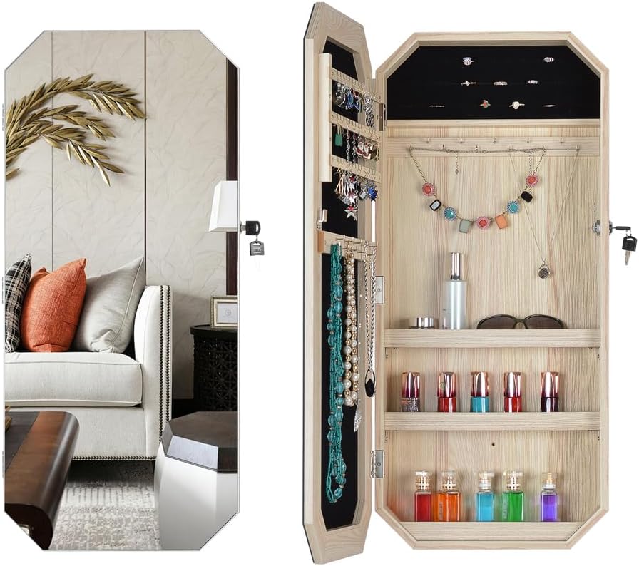 Jewelry Cabinet with Mirror C957124