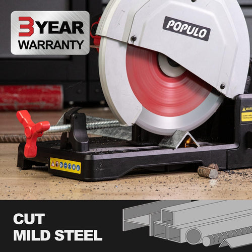 15 Inch Metal Cutting Chop Saw with 14-Inch Carbide-Tipped Blade X645