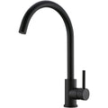 Matte Black Round Single Hole Bar Faucet S7162