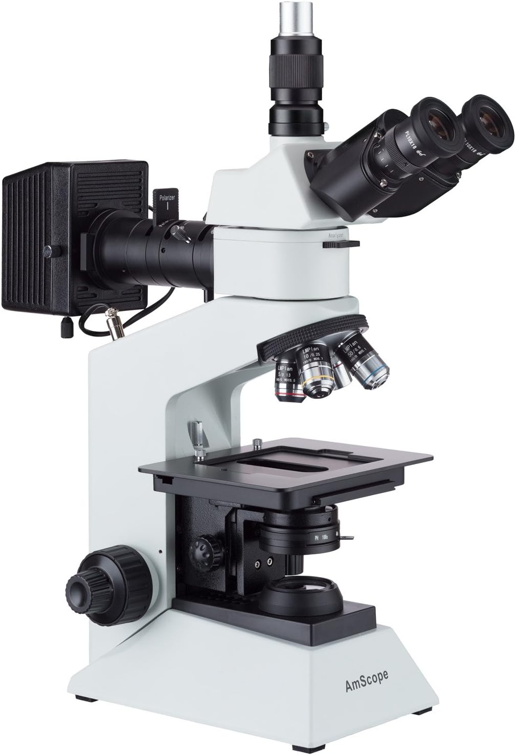 40x-800x Polarizing Metallurgical Microscope with Top and Bottom Lights and 18MP USB3.0 Camera V8089