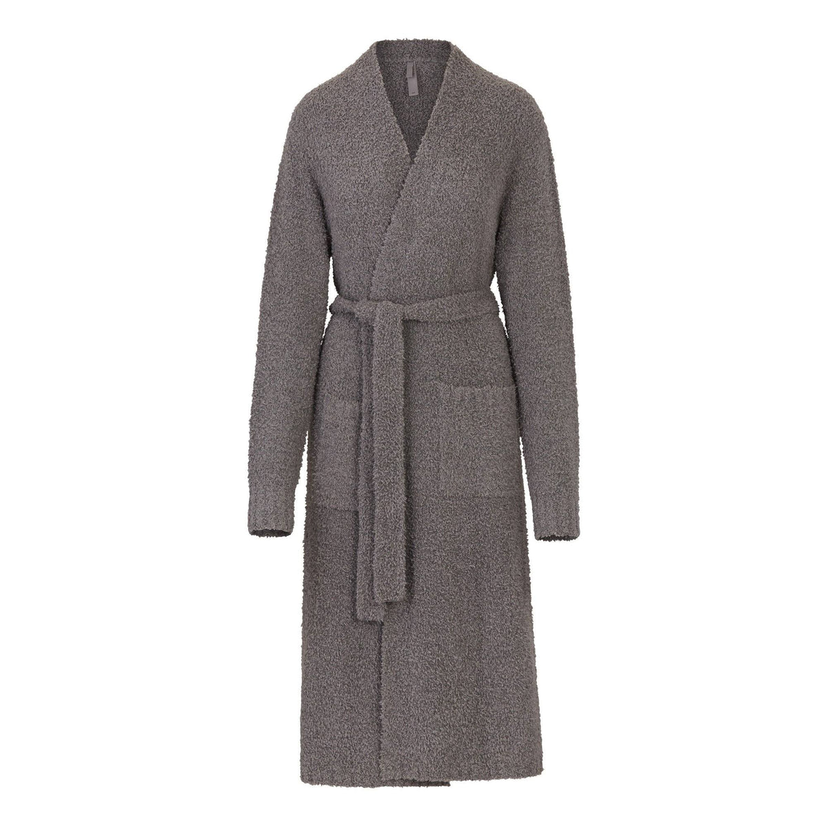 Gray Cozy Knit Robe X5212