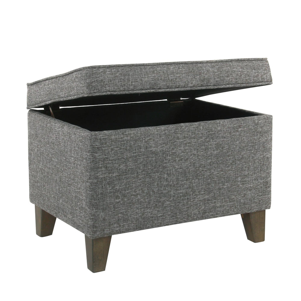 Slate Gray Storage Ottoman W439514