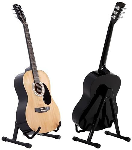Adjustable Folding A-shape Guitar Stand Black B18456