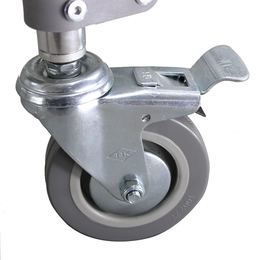 4 in 1 Rolling Shower Commode Chair with Braking Casters Q802881