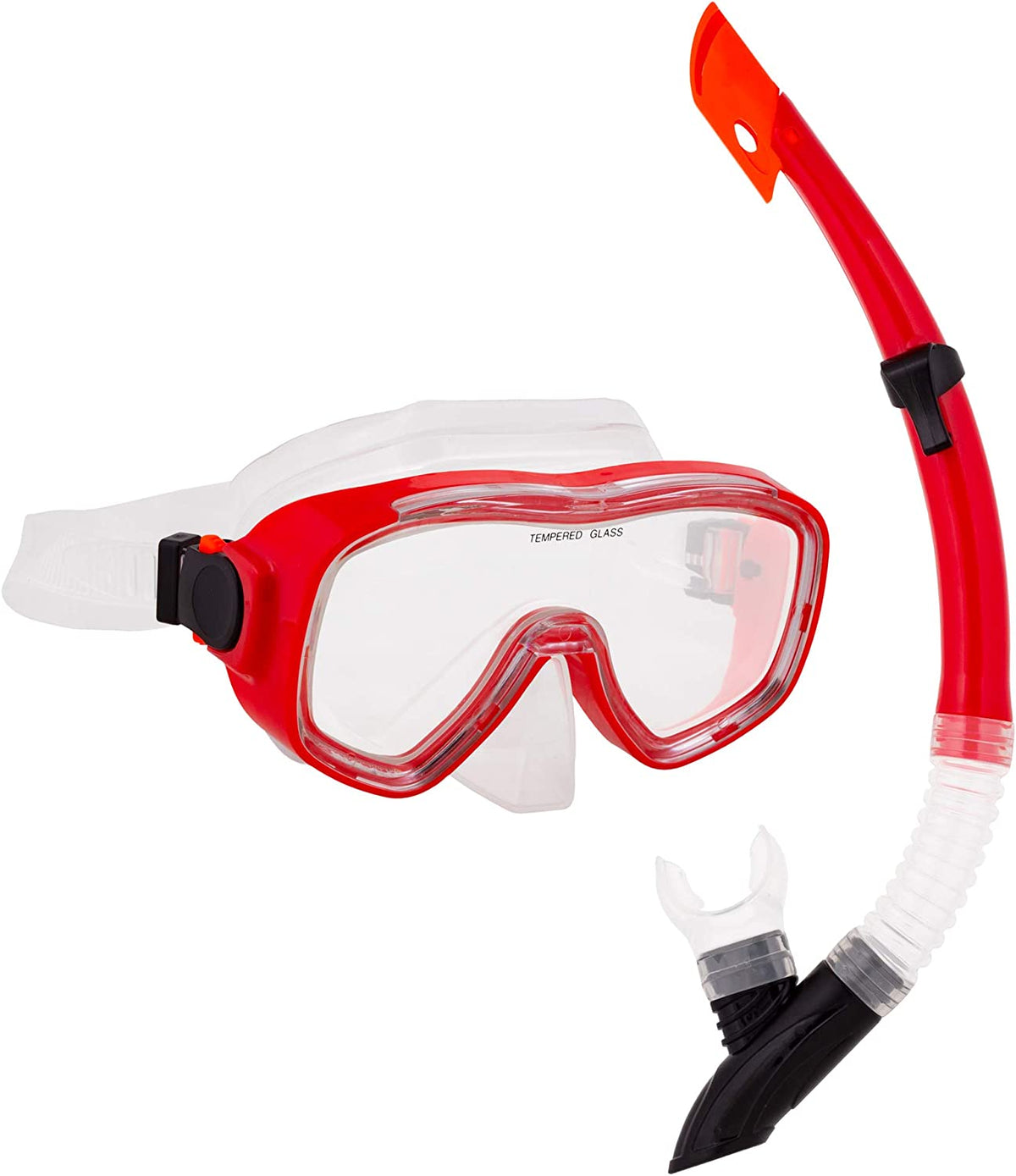 Semi-Dry Diving & Snorkel Set, Coral X106
