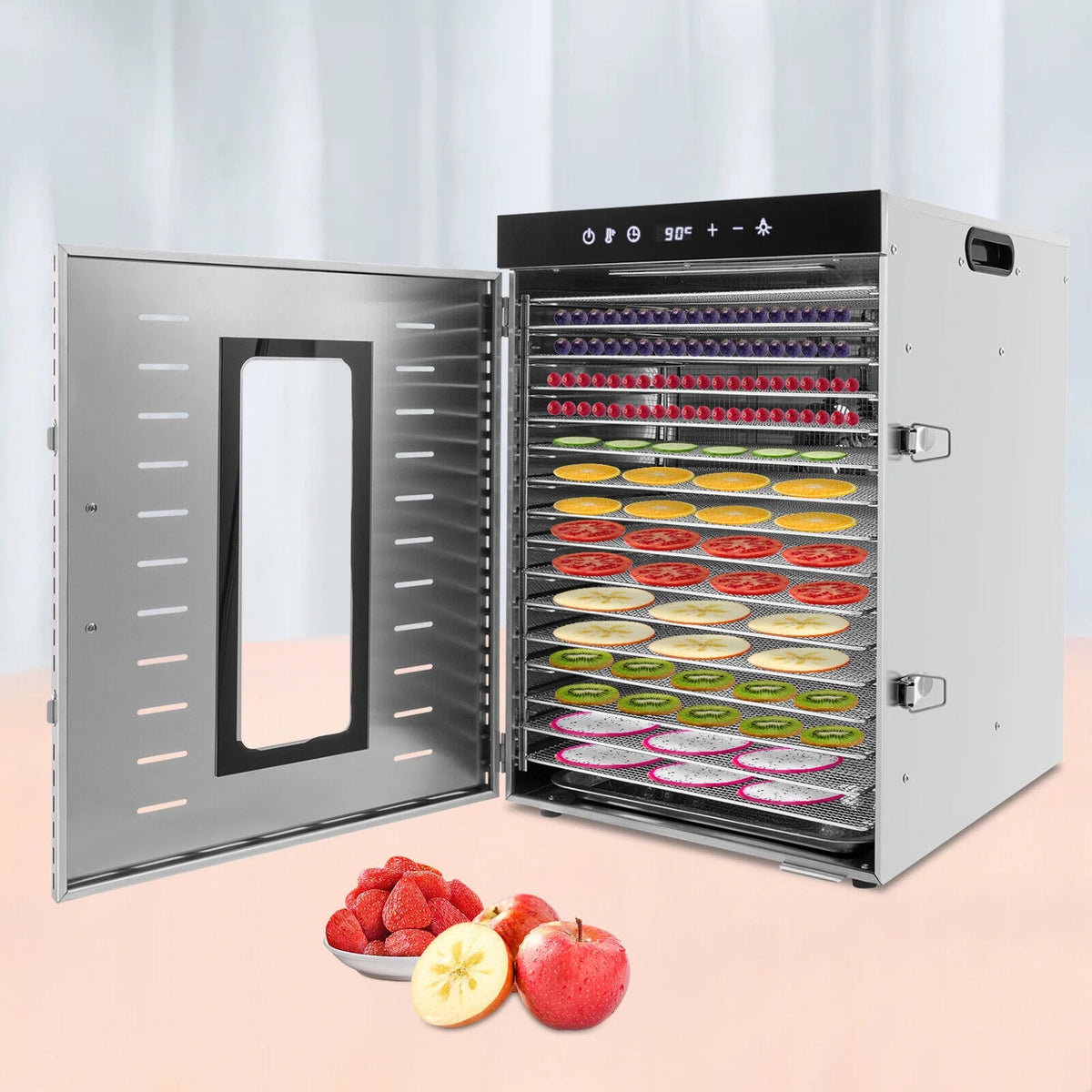16 Trays Stainless Steel Food Dehydrator V6923