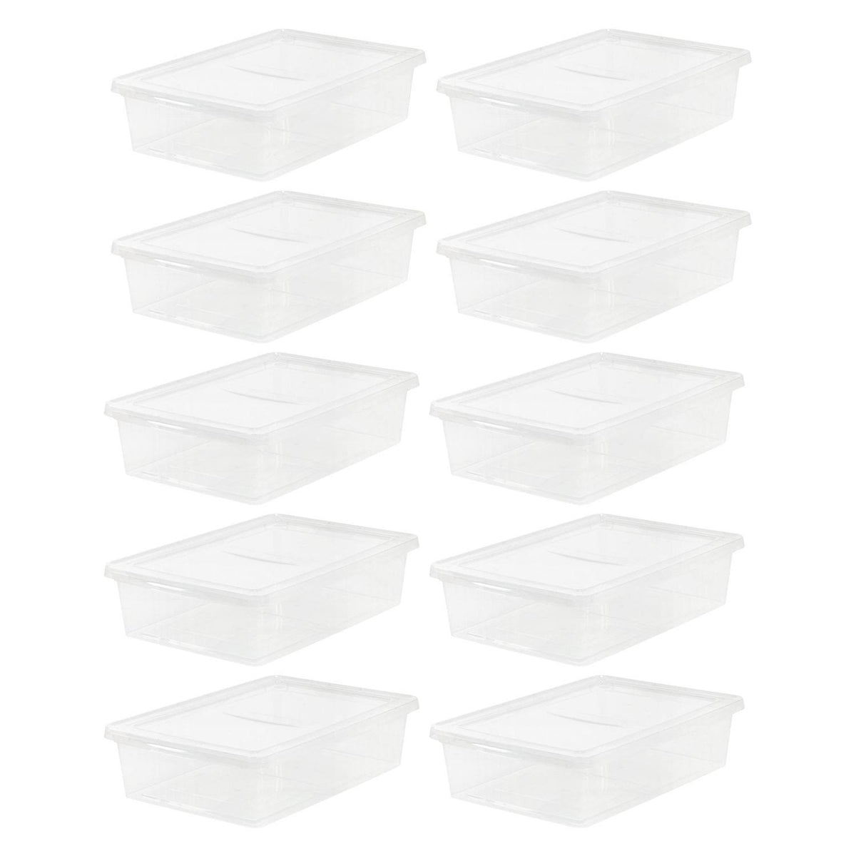 28 Qt Plastic Storage Bin - 10 pack J710004