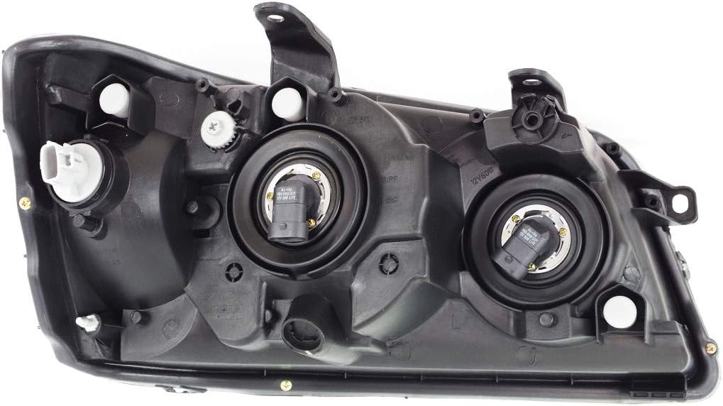 Headlight Assembly Passenger Side with Bulbs Pack of 2 U83401