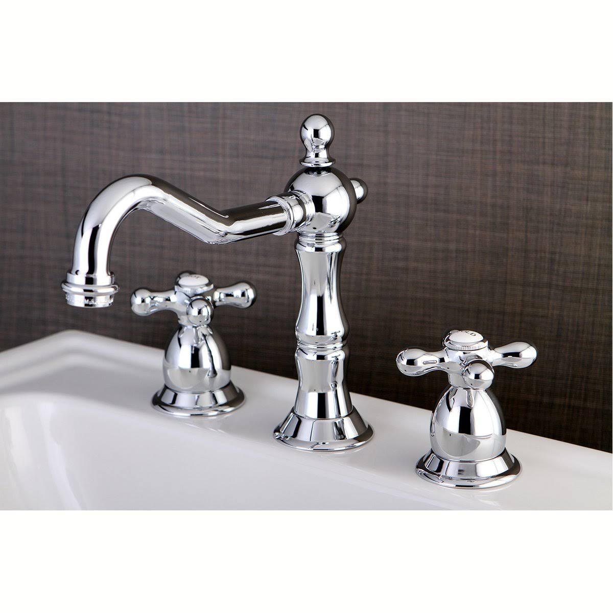 Brushed Brass Widespread Bathroom Faucet H426