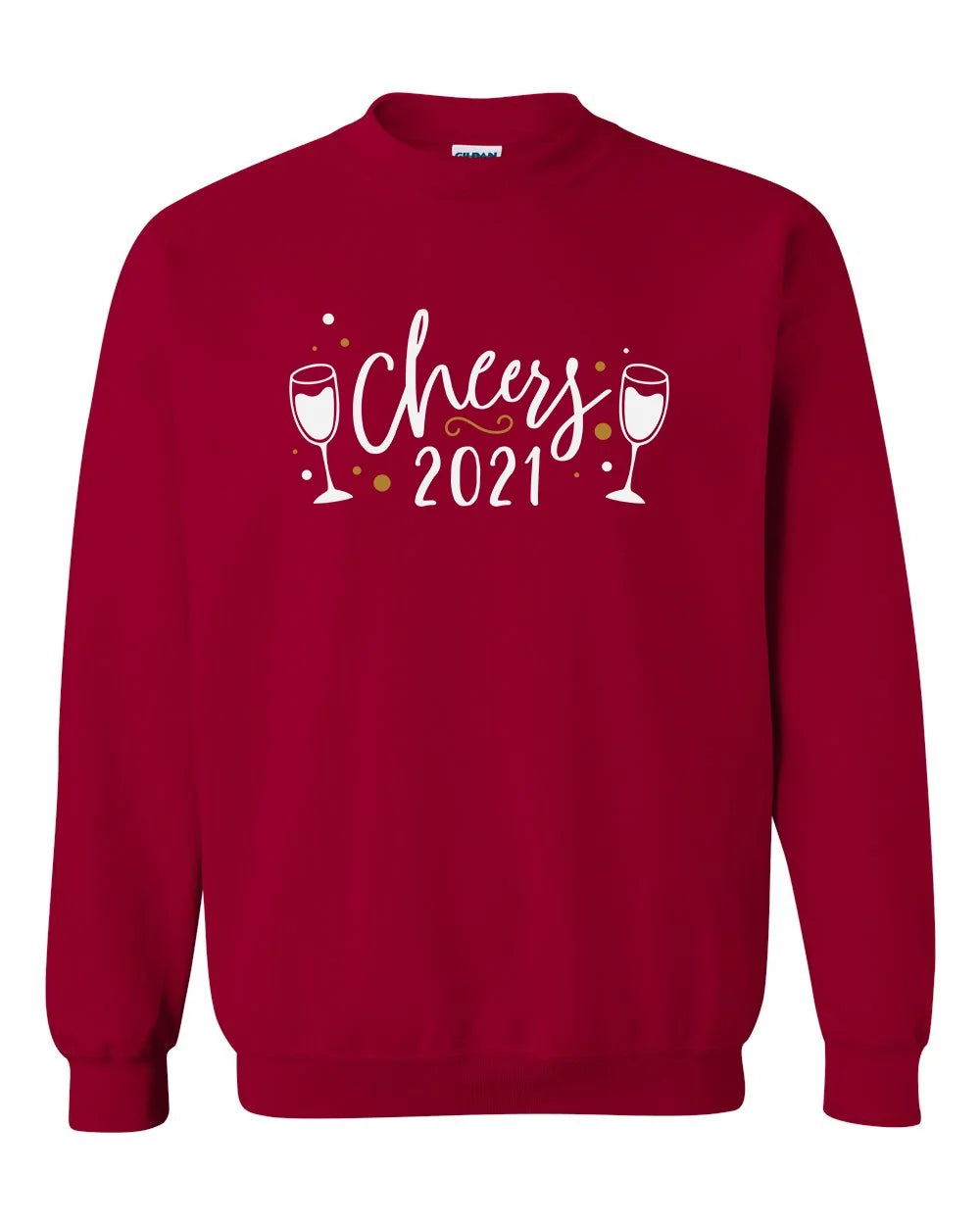 Champagne Glass Crewneck Sweatshirt M30094
