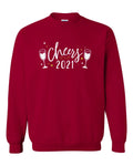Champagne Glass Crewneck Sweatshirt M30094