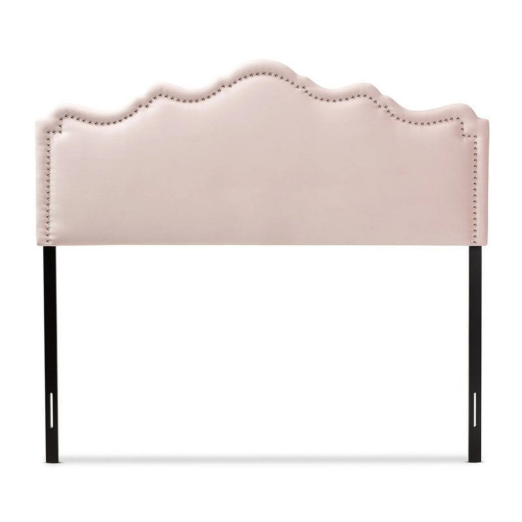 Velvet Queen Headboard in Light Pink C277