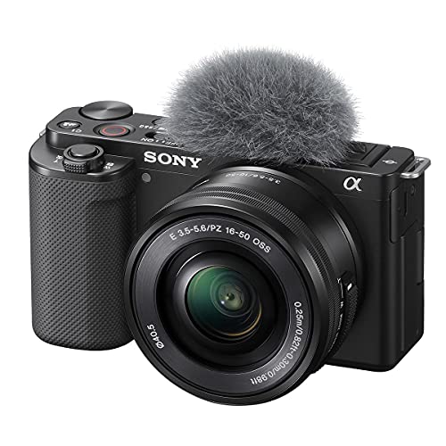 Black Mirrorless Interchangeable Lens Camera with 16-50mm Lens T599563