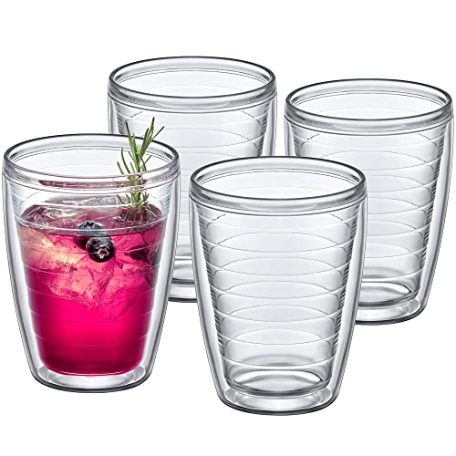 16-Ounce Insulated Plastic Tumblers Set of 4 I979479