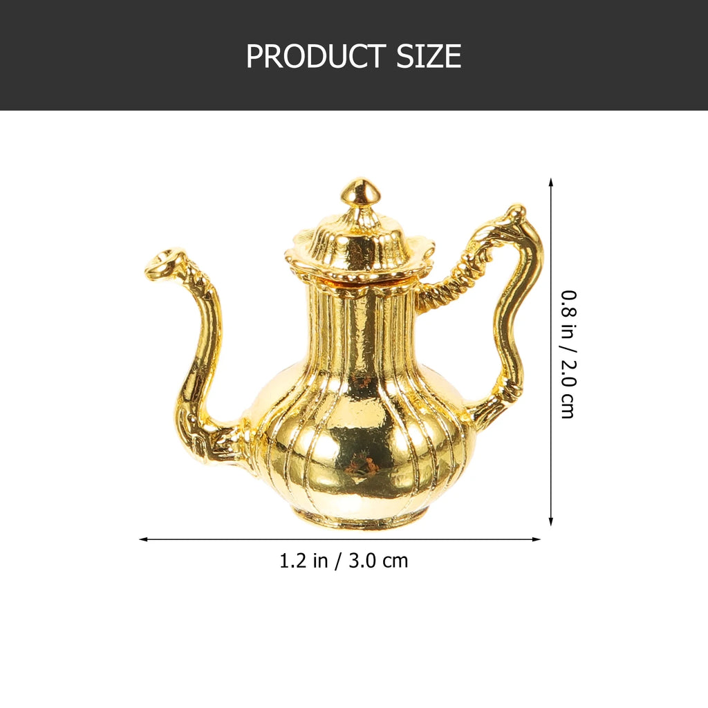 Miniature Metal Flask Kitchen Tea Set Toys J770