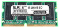 256MB Black Diamond Memory Module SDRAM SO-DIMM 144pin PC100 100MHz N72782