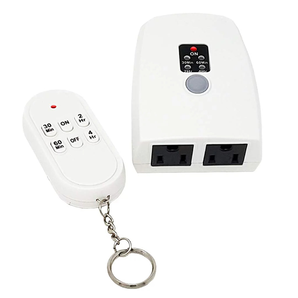 Remote Control Outlet with Countdown Timer, 1000 Watt 15A Heavy Duty V8003