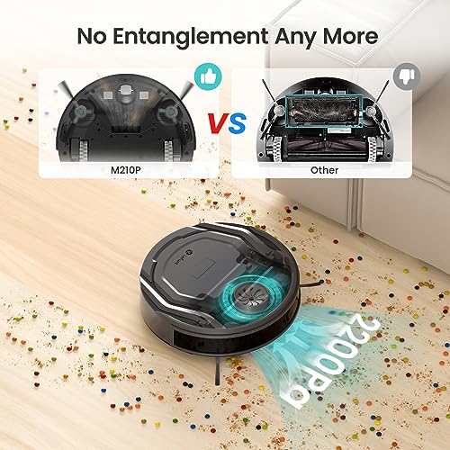 Robot Vacuum Cleaner, Super Thin, Powerful Suction, Quiet, Self-Charging, Grey Q7803