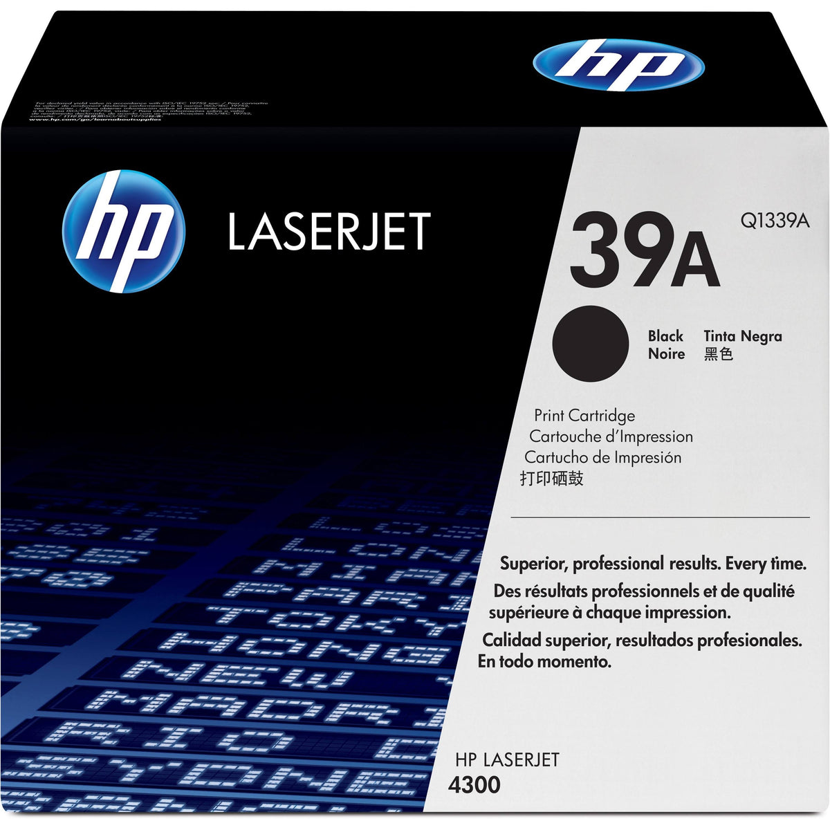 HP 39A Black Toner Cartridge Q635814