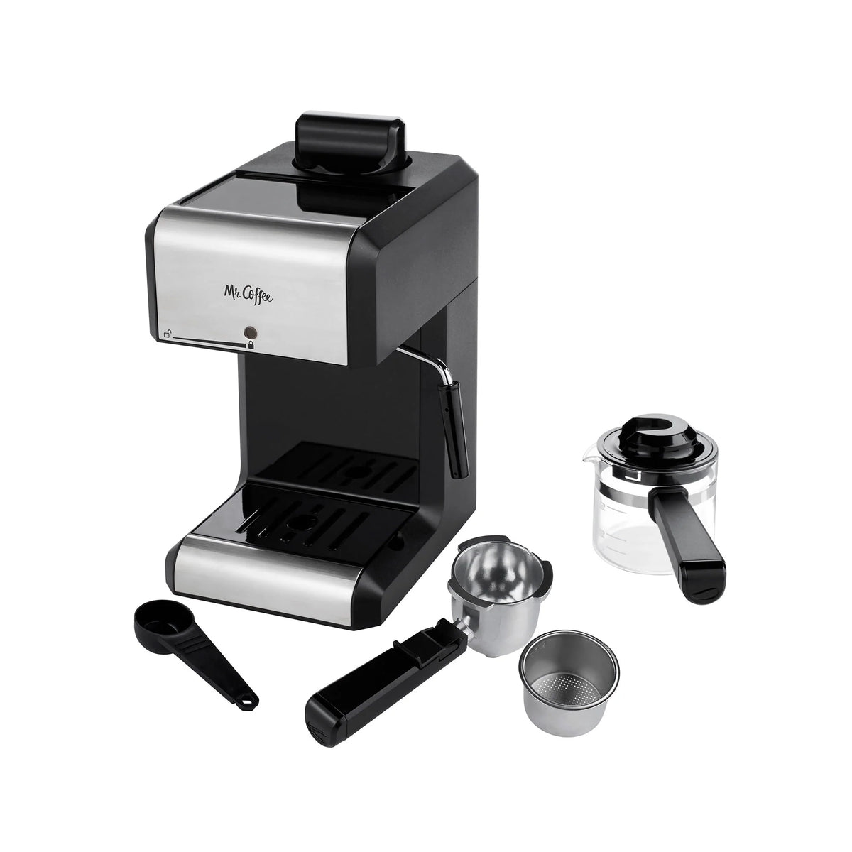 Automatic Espresso and Cappuccino Machine, 20 oz, Silver X760