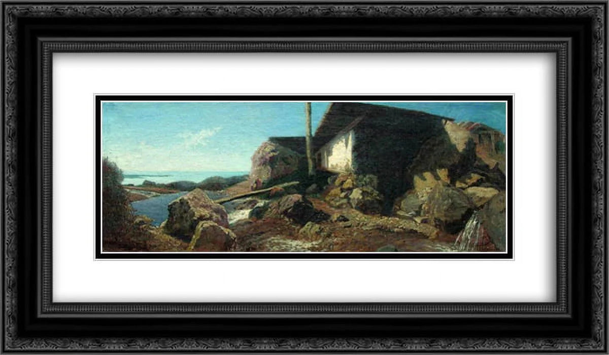 Black Ornate Framed Art Print H72672